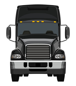 Front black truck