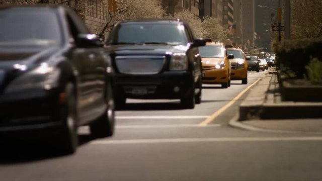 Traffic in Manhattan. New York, USA. 