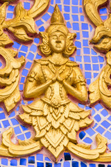 angel and traditional Thai style art