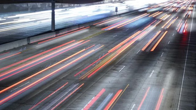 Freeway Traffic Time Lapse 81 WLA Interstate 405