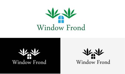 window frond vector logo