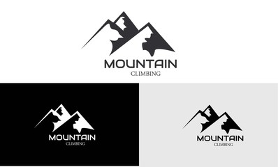 mountain logo vector