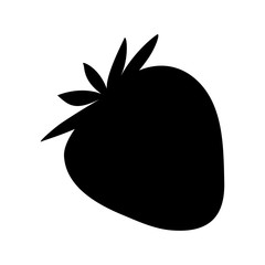 strawberry fresh fruit icon vector illustration graphic design