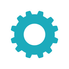 gear cog wheel icon vector illustration graphic design