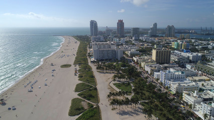Obraz premium Aerial photo Miami Beach FL, USA