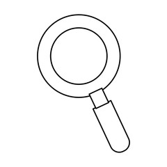 magnifying glass lupe icon vector illustration graphic design