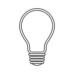 Isolated bulb symbol icon vector illustration graphic design