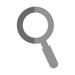 magnifying glass lupe icon vector illustration graphic design