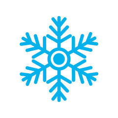 snowflake winter snow icon vector illustration graphic design