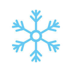 snowflake winter snow icon vector illustration graphic design
