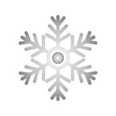 snowflake winter snow icon vector illustration graphic design