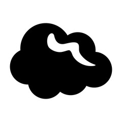 Cloud weather symbol icon vector illustration graphic design