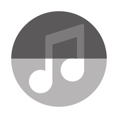 Music note symbol icon vector illustration graphic design