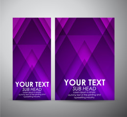 Brochure business design Abstract purple geometric strip pattern background. 