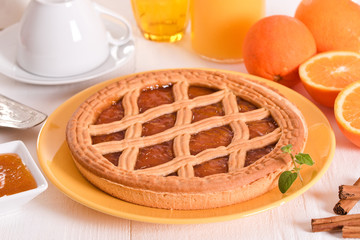 Jam tart. 