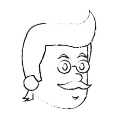 Man icon. Male avatar person people and human theme. Isolated design. Vector illustration