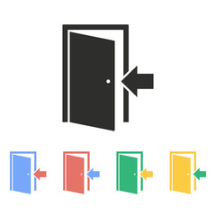 Door - vector icon.