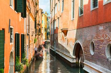 Scenic canal in Venice, Italy