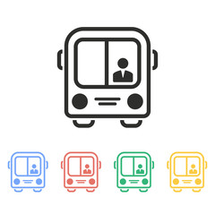 Bus - vector icon.