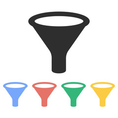 Funnel - vector icon.