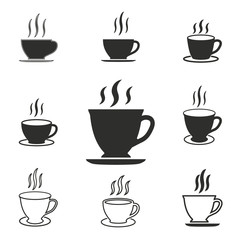 Tea icon set.