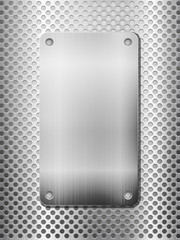 metal grid and plate vertical