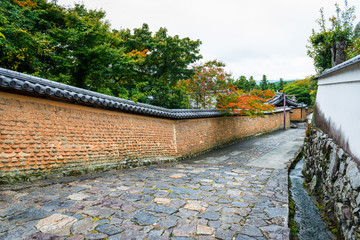 Nigatsu-do, one of the important structures of Todaiji, a temple in Nara, Japan.