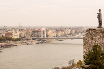 Budapest, Hungary, the Danube, the view of the city
