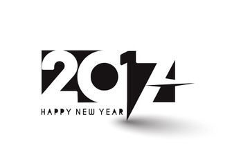 Happy new year 2017 Text Design