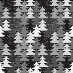 Seamless pattern from Christmas trees