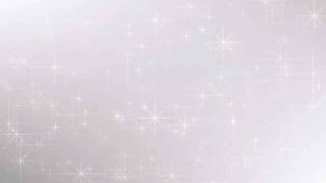 abstract silver backgroud with magic flare and glittering star. 1920x1080