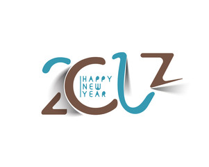 Happy new year 2017 Text Design