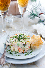 Traditional Russian Christmas Salad 