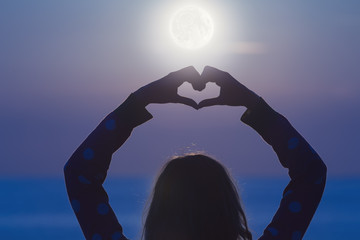 Heart-shape for the Moon. My astronomy work. © astrosystem