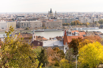 Budapest, Hungary, the Danube, the view of the city