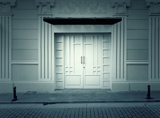 Old theater door