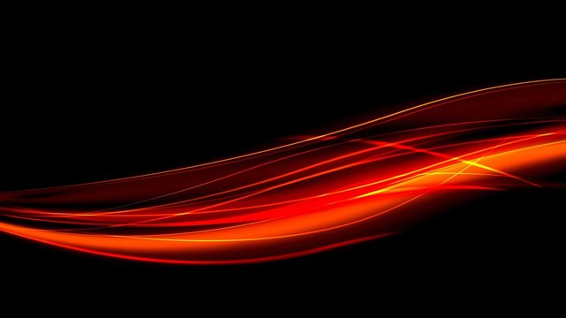 Abstract background with hot red wavy lines