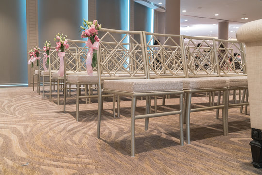 Chairs for wedding ceremony
