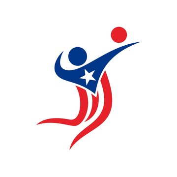 volley ball logo