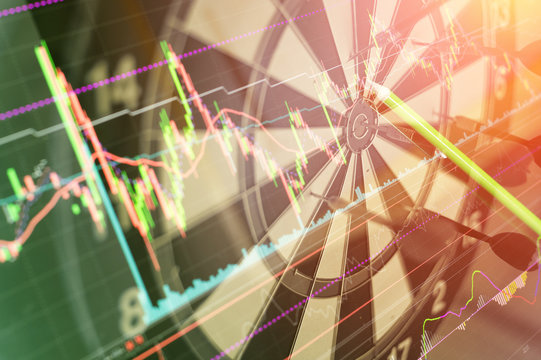 dartboard business success concept