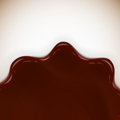 Delicious vector chocolate and milk yougurt illustration