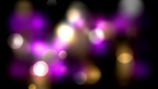 Night city. Animated background Background. Effect Bokeh