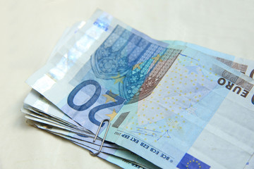 20 euro banknotes