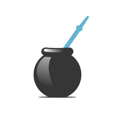 South American Mate. Icon Vector illustration