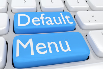 Default Menu concept
