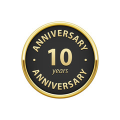 Anniversary 10 years badge