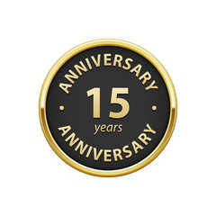 Anniversary 15 years badge 