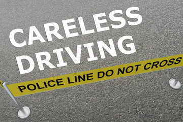 Careless Driving concept