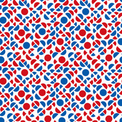 Random geometric background. Seamless pattern.Vector. ランダム幾何学パターン