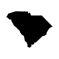 south carolina map. logo vector. - 129541718